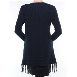 D-75 Кардиган женский (65% акрил, 35% шерсть) размер свободный 44-46