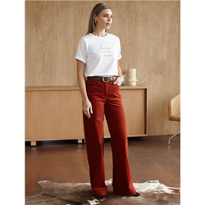 Футболка из премиального хлопка с авторским принтом