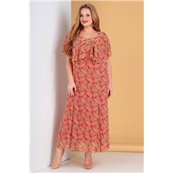 Liona Style 485 красный, Платье