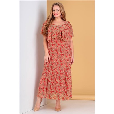 Liona Style 485 красный, Платье
