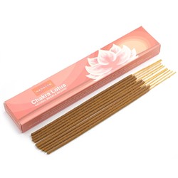 CHAKRA LOTUS Natural Masala Incense, Nandita (ЧАКРА ЛОТОС натуральные благовония палочки, Нандита), 15 г.