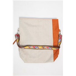 Сумка-торба Комби (оранжево-молочная) СТ08