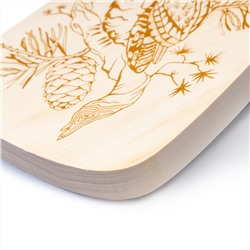 Разделочная доска для выжигания «Филин»