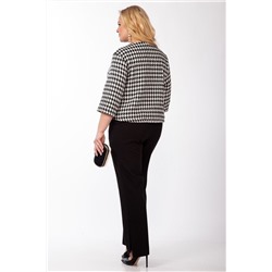 Michel chic 1324 черный-белый, Брюки,  Жакет