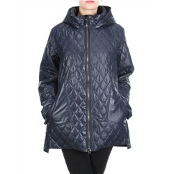 M816 DARK BLUE Куртка стеганая демисезонная женская (100 гр. синтепон) размер 54