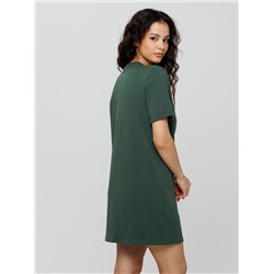 Трикотажное платье LINGEAMO темно-зеленое ВП-05 (12)