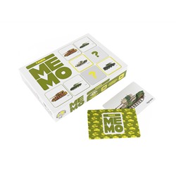 Игра МЕМО «Танки» (50 карточек)