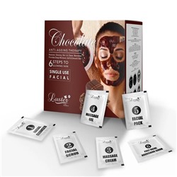 COCOLATE Anti-Ageing Therapy Facial Kit, Luster (ШОКОЛАД антивозрастной набор для ухода за лицом, Ластер), 1 уп. (40 мл.)
