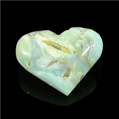 Сердце из амазонита 64*49*28мм, 100г