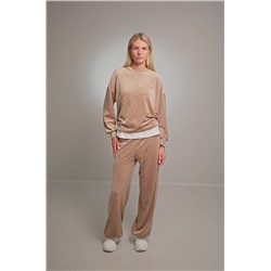 Женский велюровый костюм оверсайз Happyfox