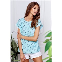 Nika.PL 07040 бирюзовый, Блуза