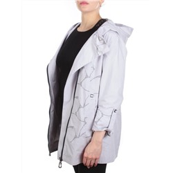 F809 LIGHT GRAY Ветровка женская CO-COCOPINE (85% хлопок, 15% полиэстер) размер 42 (идет на 48 российский)