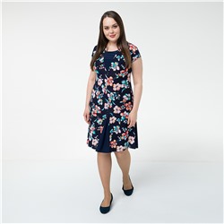 Платье, текстиль, оранжевый