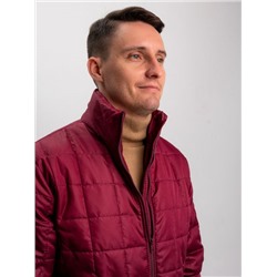 Куртка с воротником бордо