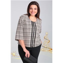 Michel chic 1324 черный-бежевый, Брюки,  Жакет