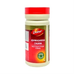 ASHWAGANDHA CHURNA Dabur (Ашвагандха чурна (порошок), Дабур), 60 г.