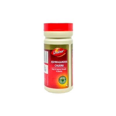 ASHWAGANDHA CHURNA Dabur (Ашвагандха чурна (порошок), Дабур), 60 г.