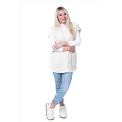Женский жилет WOOL, цвет ВАНИЛЬ, цвет БЕЛЫЙ