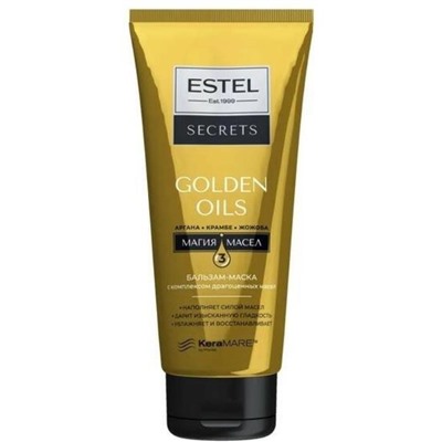 SECRETS Golden Oils Бальзам-маска с компл.драгоц.масел 200мл Estel