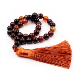 Чётки из натурального камня СЕРДОЛИК SEW046-10-6 (бусины 12 мм.), 1 шт.