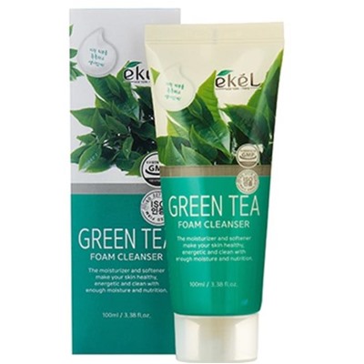 EKEL Пенка д/умывания с экстр.зеленого чая  Foam Cleanser Green tea 100мл