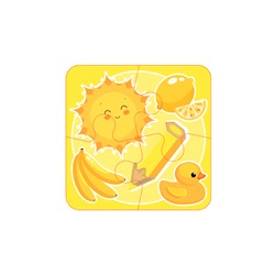 Развивающие деревянные контурные пазлы для малышей «Цвета»