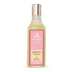 SULPHATE FREE SHAMPOO with argan oil & reetha extract, Aaranyaa (БЕЗСУЛЬФАТНЫЙ ШАМПУНЬ с аргановым маслом и экстрактом мыльного ореха, Аараньяа), 250 мл. - СРОК ГОДНОСТИ ДО 31 ИЮЛЯ 2025 ГОДА