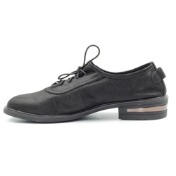 S49-T49 S19-121 Y1058 BLACK Полуботинки женские (натуральная кожа) размер 37
