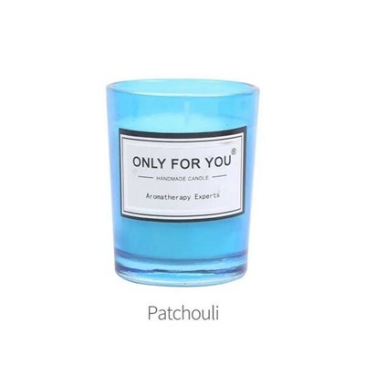 ONLY FOR YOU Handmade candle PATCHOULI (Свеча ароматическая ПАЧУЛИ, высота 6 см.), 1 шт.