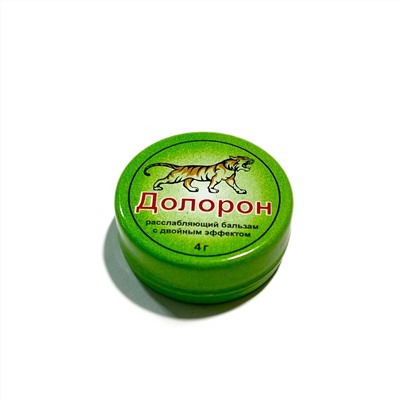 DOLORON (ДОЛОРОН расслабляющий бальзам с двойным эффектом), 4 г.