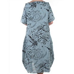 P816 Платье длинное летнее GERBERA размер 58