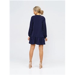 Платье женское Текс-Плюс, цвет синий белый