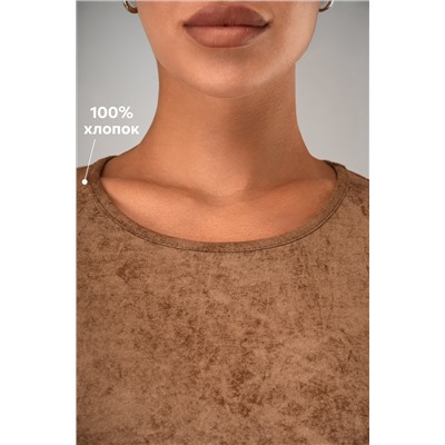 Женская удлиненная футболка с разрезами Happyfox