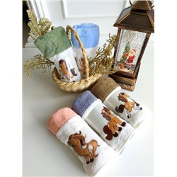 Полотенце из микрофибры "Орион" с атласной каймой 35*75 см.