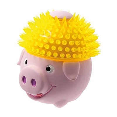 Игрушка латекс "Свинка в шапке TPR" 11 см L-425 АГ