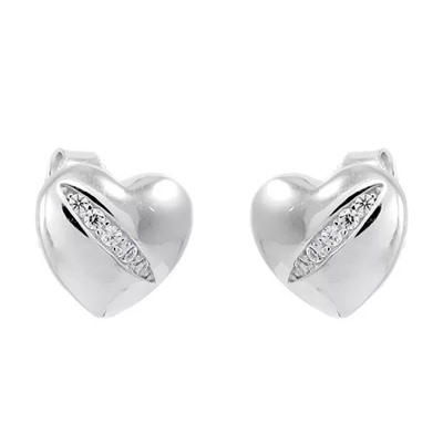 Серьги из серебра куб.циркон., МЦВ1060