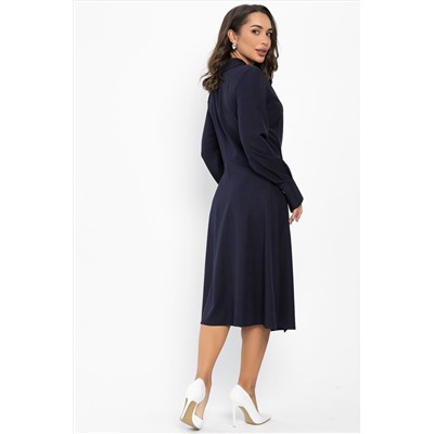 Платье Соломия (синее) П14216-5М