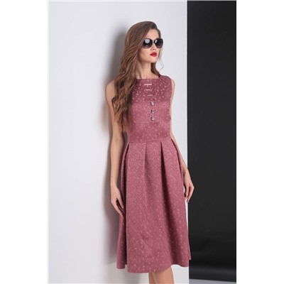Viola Style 0807 темно-розовый, Платье