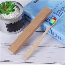Зубная щетка из бамбука Bamboo "РАДУГА" 1 шт.