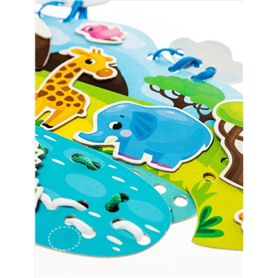 Шнуровки и липучки. «Сафари» BABY TOYS