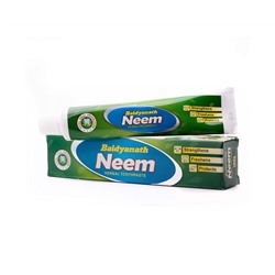 NEEM Herbal Toothpaste, Baidyanath (Зубная паста НИМ, Байдьянатх), 100 г.