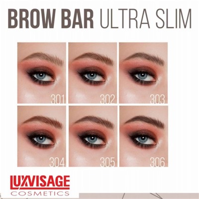 Карандаш для бровей механический LUXVISAGE BROW BAR ULTRA SLIM