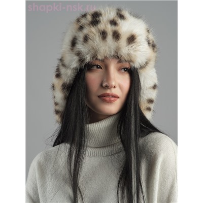 Норд кролик/рысь Ушанка женская (56-58)