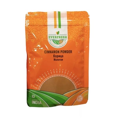 CINNAMON POWDER, Everfresh (КОРИЦА МОЛОТАЯ, Эверфреш), 100 г.