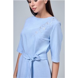 Anelli 1070 бело-голубой, Платье