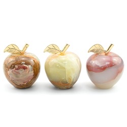 Яблоко из камня оникс 50*50*60мм.