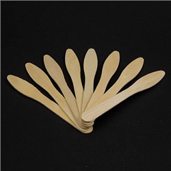 Ложечки деревянные для мороженого 125*17 мм, 50 шт