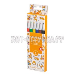 Фломастеры 6 цв. Happycolor в ассортименте Bruno Visconti 32-0024, 32-0024
