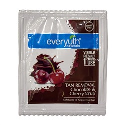 Tan Removal CHOCOLATE & CHERRY Scrub, Everyuth Naturals (ШОКОЛАД И ВИШНЯ Осветляющий скраб), 7 г.