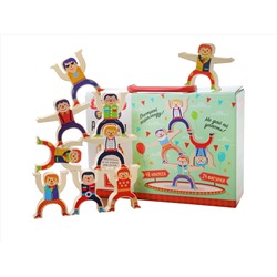 Настольная игра «Акробаты» серия Baby Toys Games 24 фигурки